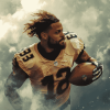 Aesthetic Cameron Jordan Football Diamond Painting