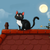 Aesthetic Cat on Roof Diamond Painting