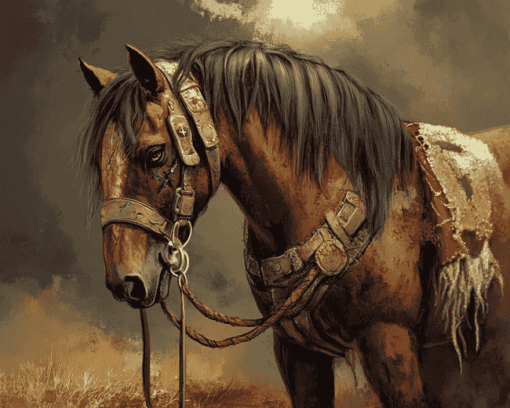 Aesthetic Horse Diamond Painting