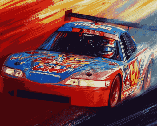 Aesthetic Jeff Gordon Racing Diamond Painting