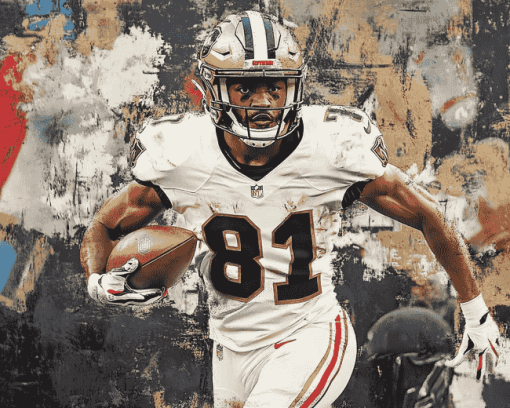 Aesthetic Michael Thomas Sports Diamond Painting