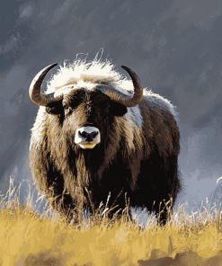 Aesthetic Muskox Diamond Painting