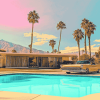 Aesthetic Palm Springs Landscape Diamond Painting