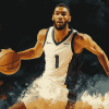 Aesthetic Rudy Gobert Basketball Diamond Painting