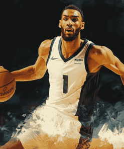 Aesthetic Rudy Gobert Basketball Diamond Painting