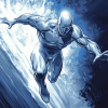 Aesthetic Silver Surfer Diamond Painting