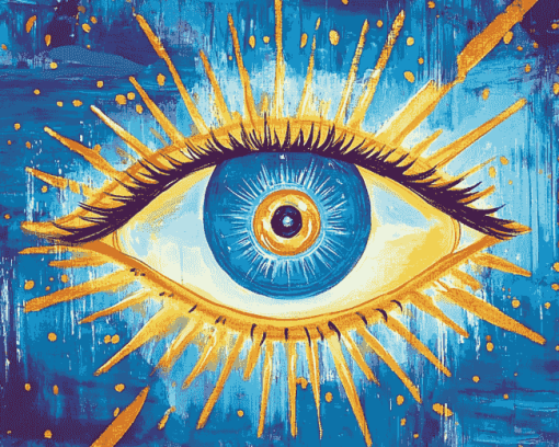 Aesthetic Third Eye Diamond Painting