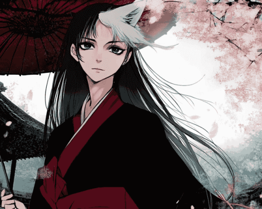 Aesthetic Tomoe Anime Diamond Painting