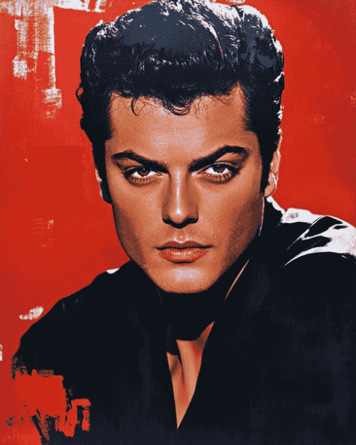 Aesthetic Tony Curtis Celebrity Diamond Painting