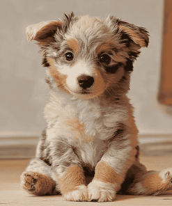 Aesthetic Toy Aussie Puppy Diamond Painting