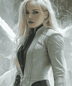 Aesthetic White Canary Series Diamond Painting