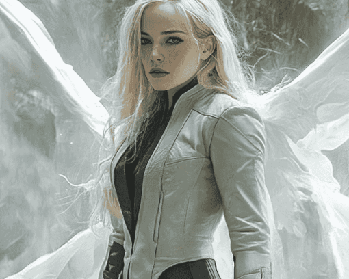 Aesthetic White Canary Series Diamond Painting