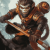 Aesthetic Wukong Creature Diamond Painting