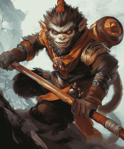 Aesthetic Wukong Creature Diamond Painting