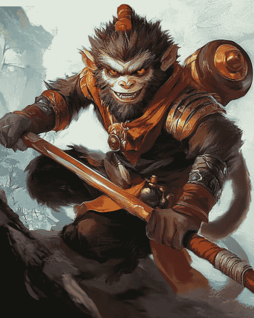 Aesthetic Wukong Creature Diamond Painting