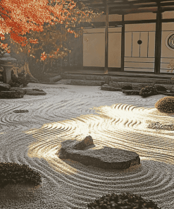 Aesthetic Zen Garden Landscape Diamond Painting