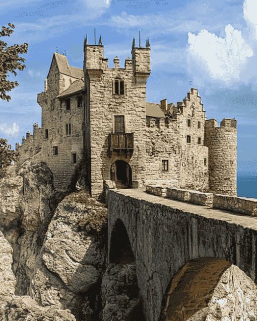 Aggstein Castle Austrian Gem Diamond Painting