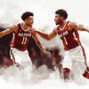 Alabama Crimson Tide Basketballers Diamond Painting