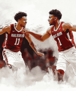 Alabama Crimson Tide Basketballers Diamond Painting