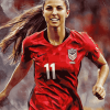 Alex Morgan Famous Footballer Diamond Painting