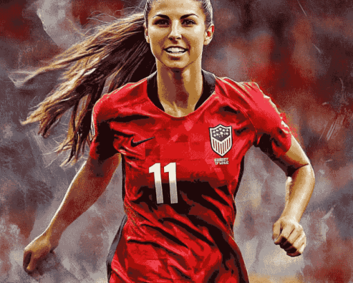 Alex Morgan Famous Footballer Diamond Painting