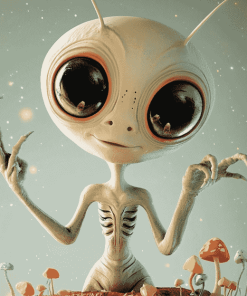 Alien Animation Diamond Painting