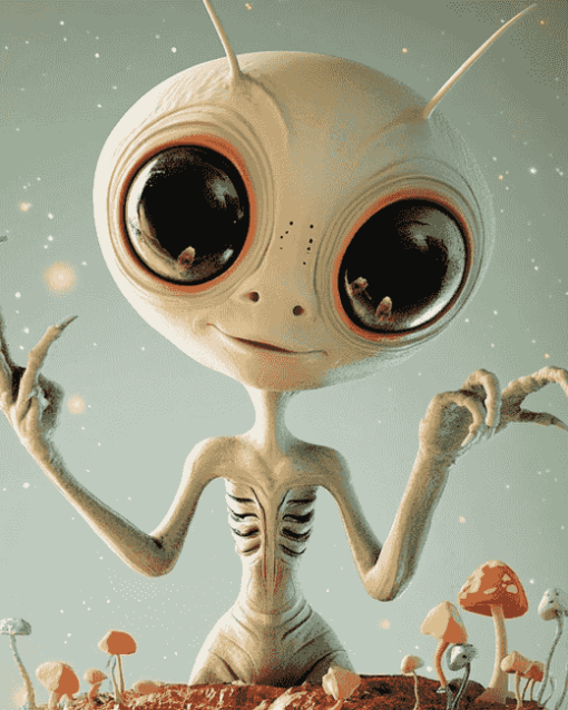 Alien Animation Diamond Painting