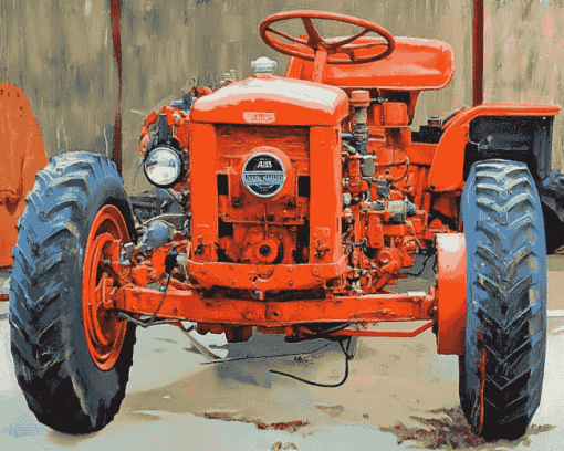 Allis Chalmers Engine Diamond Painting