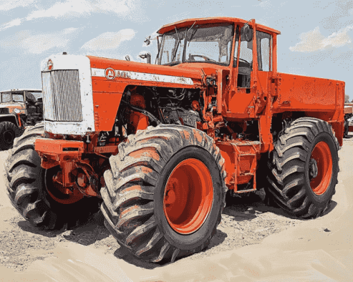 Allis Chalmers Engines Truck Diamond Painting