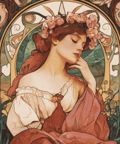 Alphonse Mucha Animation Diamond Painting