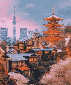 Amazing Japanese Cities Diamond Painting