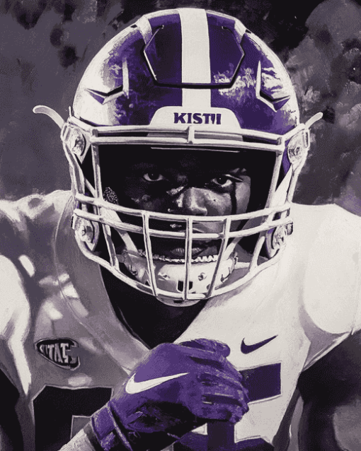 American Footballers Kansas State Diamond Painting