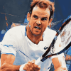 Andy Murray Tennis Legend Diamond Painting