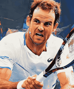 Andy Murray Tennis Legend Diamond Painting