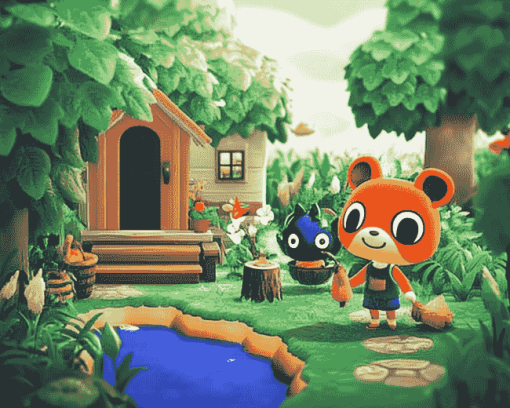 Animal Crossing Fun Diamond Painting