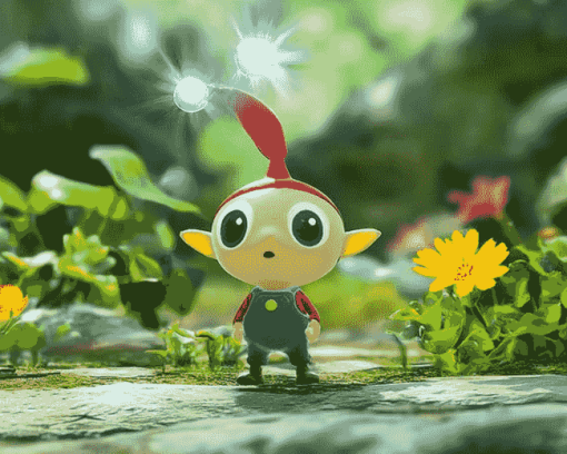 Animated Pikmin Video Game Diamond Painting