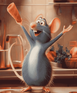 Animation Ratatouille Diamond Painting