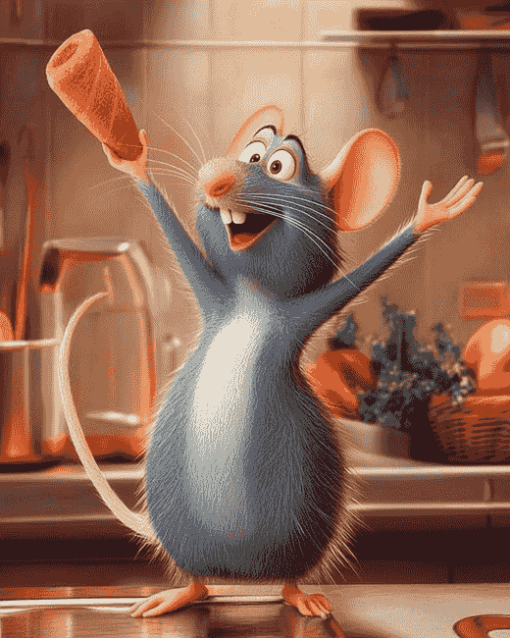 Animation Ratatouille Diamond Painting