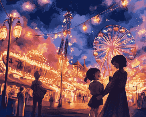 Anime Carnival Diamond Painting