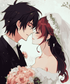 Anime Romance Wedding Diamond Painting