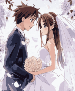 Anime Wedding Romance Diamond Painting