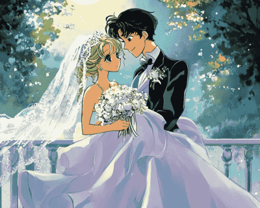 Anime Wedding Romance Diamond Painting