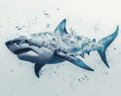 Artistic Hammerhead Diamond Painting