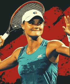 Ashleigh Barty Tennis Star Diamond Painting