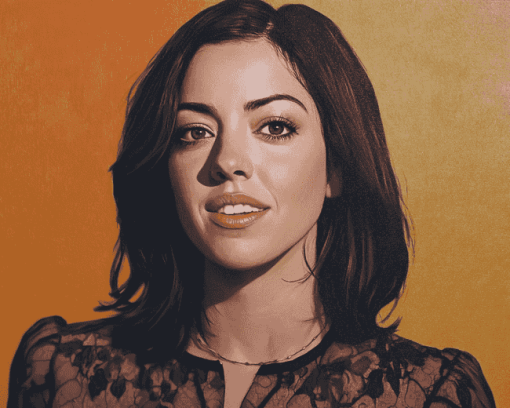 Aubrey Plaza Celebrity Diamond Painting