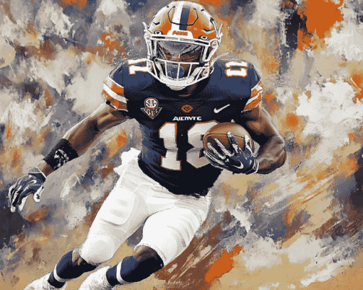 Auburn Tigers Football Diamond Painting