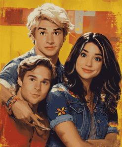 Austin And Ally Characters Diamond Painting