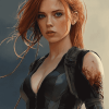 Avengers Black Widow Movie Diamond Painting