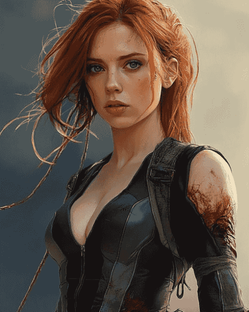 Avengers Black Widow Movie Diamond Painting