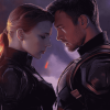 Avengers Clint and Natasha Diamond Painting